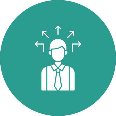 İş, yön, yönetim ikonu vektör görüntüsü. İş ve ofis için de kullanılabilir. Web uygulamalarında, mobil uygulamalarda ve yazdırma ortamlarında kullanılabilir.