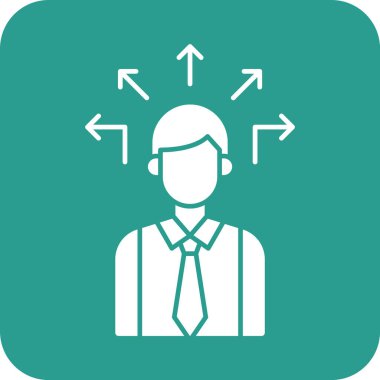 İş, yön, yönetim ikonu vektör görüntüsü. İş ve ofis için de kullanılabilir. Web uygulamalarında, mobil uygulamalarda ve yazdırma ortamlarında kullanılabilir.