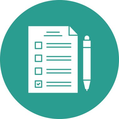 İş, plan, planlama, liste ikonu vektör görüntüsü. İş ve ofis için de kullanılabilir. Web uygulamalarında, mobil uygulamalarda ve yazdırma ortamlarında kullanılabilir.