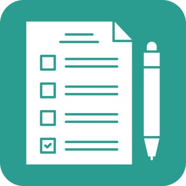 İş, plan, planlama, liste ikonu vektör görüntüsü. İş ve ofis için de kullanılabilir. Web uygulamalarında, mobil uygulamalarda ve yazdırma ortamlarında kullanılabilir.