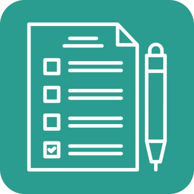 İş, plan, planlama, liste ikonu vektör görüntüsü. İş ve ofis için de kullanılabilir. Web uygulamalarında, mobil uygulamalarda ve yazdırma ortamlarında kullanılabilir.