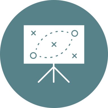 İş, strateji, plan, fikir ikonu vektör imajı. İş ve ofis için de kullanılabilir. Web uygulamalarında, mobil uygulamalarda ve yazdırma ortamlarında kullanılabilir.