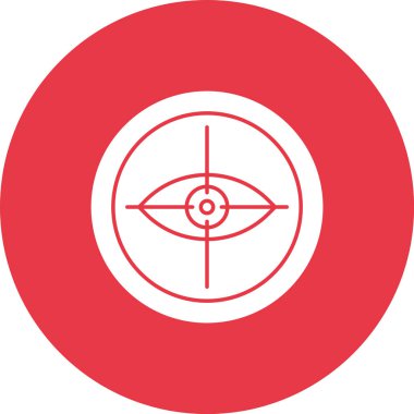 İş, hedef, arayüz, görüş, multimedya ikon vektör görüntüsü. Bankacılık ve finans için de kullanılabilir. Web uygulamalarında, mobil uygulamalarda ve yazdırma ortamlarında kullanılabilir.