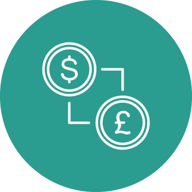 Para birimi, takas, para ikonu vektör görüntüsü. İş ve ofis için de kullanılabilir. Web uygulamalarında, mobil uygulamalarda ve yazdırma ortamlarında kullanılabilir.