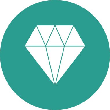 Elmas, iş, ödül ikonu vektör görüntüsü. İş ve ofis için de kullanılabilir. Web uygulamalarında, mobil uygulamalarda ve yazdırma ortamlarında kullanılabilir.