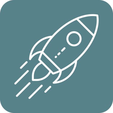 Roket, iş, başlangıç, hız ikonu vektör görüntüsü. İş ve ofis için de kullanılabilir. Web uygulamalarında, mobil uygulamalarda ve yazdırma ortamlarında kullanılabilir.