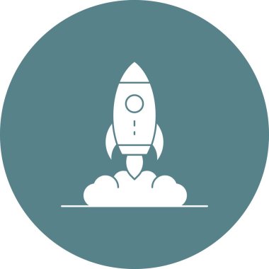 Roket, iş, başlangıç, hız ikonu vektör görüntüsü. İş ve ofis için de kullanılabilir. Web uygulamalarında, mobil uygulamalarda ve yazdırma ortamlarında kullanılabilir.