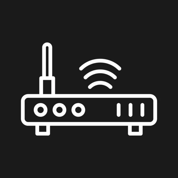 Routeur Wifi Icône Internet Image Vectorielle Peut Également Être Utilisé — Image vectorielle