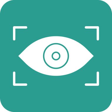 Biyometrik, göz, ikon vektör görüntüsünü tara. Siber güvenlik için de kullanılabilir. Web uygulamalarında, mobil uygulamalarda ve yazdırma ortamlarında kullanılabilir.