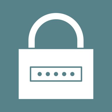 Kilit, şifre, özel simge vektör görüntüsü. Siber güvenlik için de kullanılabilir. Web uygulamalarında, mobil uygulamalarda ve yazdırma ortamlarında kullanılabilir.