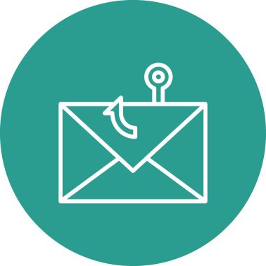 E- posta, filtreleme, zarf simgesi vektör resmi. Siber güvenlik için de kullanılabilir. Web uygulamalarında, mobil uygulamalarda ve yazdırma ortamlarında kullanılabilir.