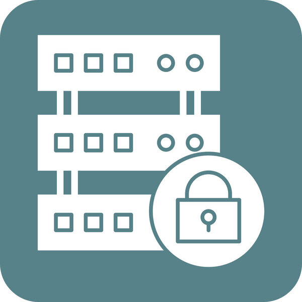 База, блокировка, векторное изображение значка защиты. Может также использоваться для кибербезопасности. Подходит для использования в веб-приложениях, мобильных приложениях и печатных СМИ.