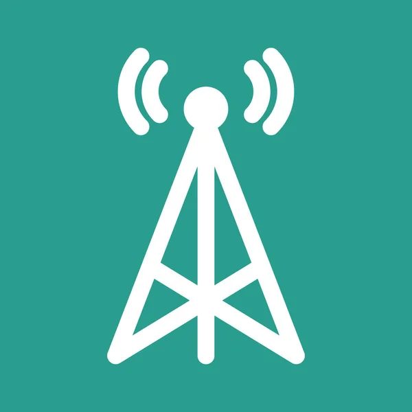 Kommunikation Turm Funksymbolvektorbild Kann Auch Für Seo Web Verwendet Werden — Stockvektor