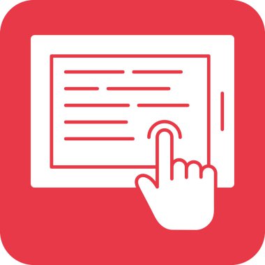 Ipad, tablet, teknoloji ikonu vektör görüntüsü. Seo & web için de kullanılabilir. Web uygulamalarında, mobil uygulamalarda ve yazdırma ortamlarında kullanılabilir.