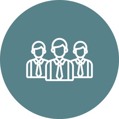 Grup, takım, takım çalışması ikon vektör görüntüsü. Seo & web için de kullanılabilir. Web uygulamalarında, mobil uygulamalarda ve yazdırma ortamlarında kullanılabilir.