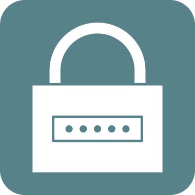 Kilit, şifre, özel simge vektör görüntüsü. Siber güvenlik için de kullanılabilir. Web uygulamalarında, mobil uygulamalarda ve yazdırma ortamlarında kullanılabilir.