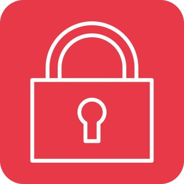 Kilitle, özel, kapalı simge vektör görüntüsü. Siber güvenlik için de kullanılabilir. Web uygulamalarında, mobil uygulamalarda ve yazdırma ortamlarında kullanılabilir.