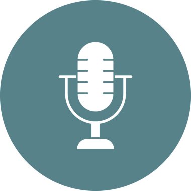 Mikrofon, multimedya, ikon vektör görüntüsünü kaydet. Seo & web için de kullanılabilir. Web uygulamalarında, mobil uygulamalarda ve yazdırma ortamlarında kullanılabilir.