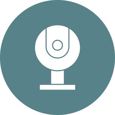 Webcam, kamera, video ikon vektör görüntüsü. Seo & web için de kullanılabilir. Web uygulamalarında, mobil uygulamalarda ve yazdırma ortamlarında kullanılabilir.