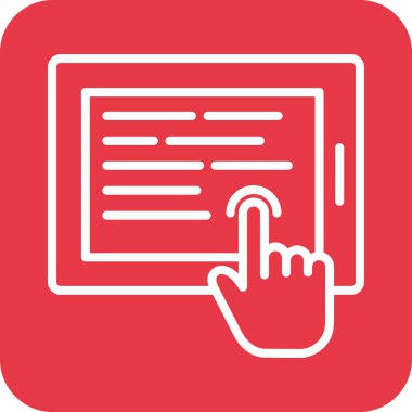 Ipad, tablet, teknoloji ikonu vektör görüntüsü. Seo & web için de kullanılabilir. Web uygulamalarında, mobil uygulamalarda ve yazdırma ortamlarında kullanılabilir.