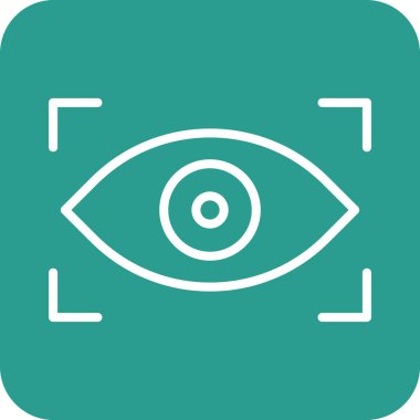 Biyometrik, göz, ikon vektör görüntüsünü tara. Siber güvenlik için de kullanılabilir. Web uygulamalarında, mobil uygulamalarda ve yazdırma ortamlarında kullanılabilir.