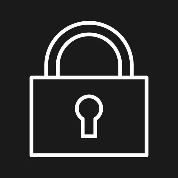 Lock Private Closed Icon Vector Image Can Also Used Cyber — Stock Vector