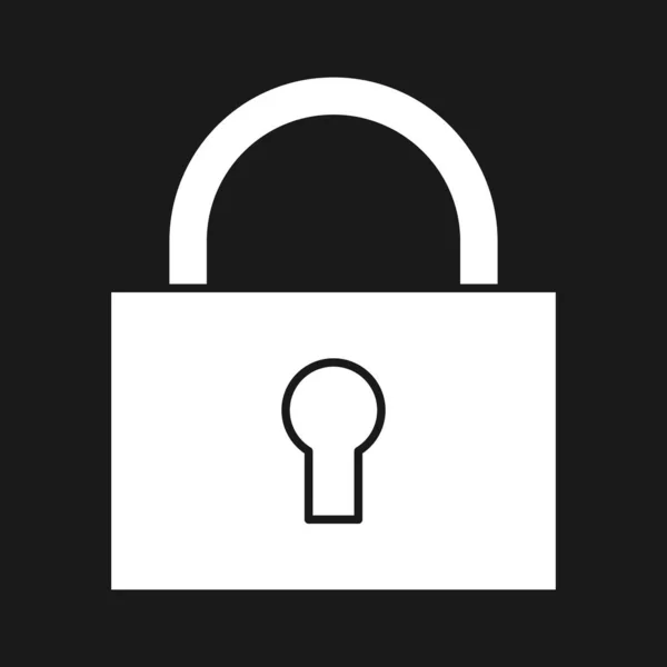 Lock Private Closed Icon Vector Image Can Also Used Cyber — Stock Vector