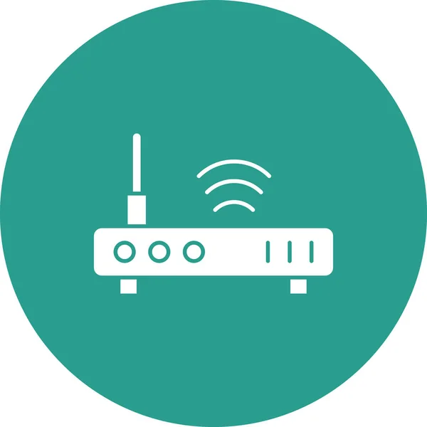Routeur Wifi Icône Internet Image Vectorielle Peut Également Être Utilisé — Image vectorielle