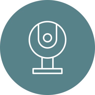 Webcam, kamera, video ikon vektör görüntüsü. Seo & web için de kullanılabilir. Web uygulamalarında, mobil uygulamalarda ve yazdırma ortamlarında kullanılabilir.