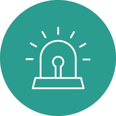 Alarm, uyarı, uyarı simgesi vektör görüntüsü. Siber güvenlik için de kullanılabilir. Web uygulamalarında, mobil uygulamalarda ve yazdırma ortamlarında kullanılabilir.