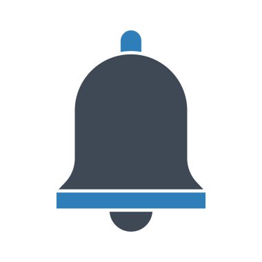 Zil, halka, alarm simgesi vektör görüntüsü. Eğitim için de kullanılabilir. Web uygulamalarında, mobil uygulamalarda ve yazdırma ortamlarında kullanılabilir.