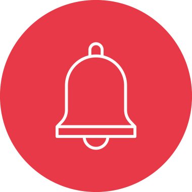 Zil, halka, alarm simgesi vektör görüntüsü. Eğitim için de kullanılabilir. Web uygulamalarında, mobil uygulamalarda ve yazdırma ortamlarında kullanılabilir.