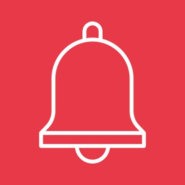 Zil, halka, alarm simgesi vektör görüntüsü. Eğitim için de kullanılabilir. Web uygulamalarında, mobil uygulamalarda ve yazdırma ortamlarında kullanılabilir.