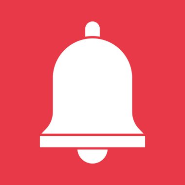 Zil, halka, alarm simgesi vektör görüntüsü. Eğitim için de kullanılabilir. Web uygulamalarında, mobil uygulamalarda ve yazdırma ortamlarında kullanılabilir.