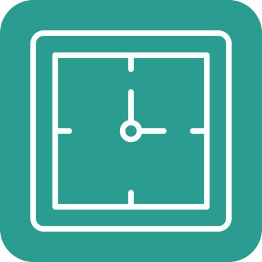 Saat, nokta, zaman simgesi vektör görüntüsü. Eğitim için de kullanılabilir. Web uygulamalarında, mobil uygulamalarda ve yazdırma ortamlarında kullanılabilir.