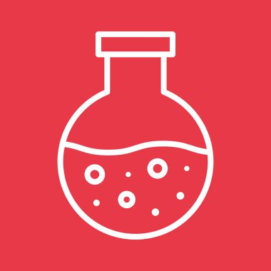 Matara, kimyager, laboratuvar ikonu vektör görüntüsü. Eğitim için de kullanılabilir. Web uygulamalarında, mobil uygulamalarda ve yazdırma ortamlarında kullanılabilir.