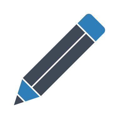 Kalem, yaz, simge vektör resmini düzenle. Eğitim için de kullanılabilir. Web uygulamalarında, mobil uygulamalarda ve yazdırma ortamlarında kullanılabilir.