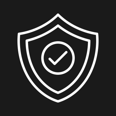 Antivirüs, koruma, güvenlik ikonu vektör görüntüsü. İnternet güvenliği için de kullanılabilir. Web uygulamalarında, mobil uygulamalarda ve yazdırma ortamlarında kullanılabilir.