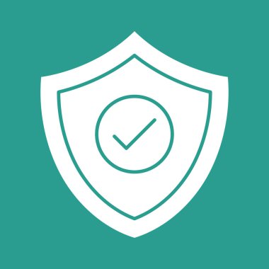 Antivirüs, koruma, güvenlik ikonu vektör görüntüsü. İnternet güvenliği için de kullanılabilir. Web uygulamalarında, mobil uygulamalarda ve yazdırma ortamlarında kullanılabilir.