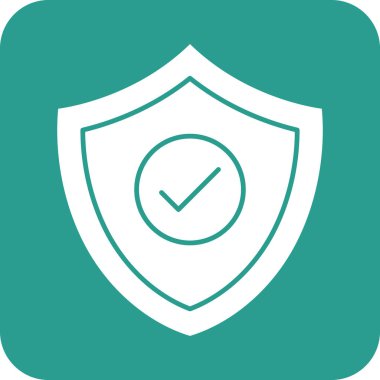 Antivirüs, koruma, güvenlik ikonu vektör görüntüsü. İnternet güvenliği için de kullanılabilir. Web uygulamalarında, mobil uygulamalarda ve yazdırma ortamlarında kullanılabilir.