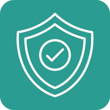 Antivirüs, koruma, güvenlik ikonu vektör görüntüsü. İnternet güvenliği için de kullanılabilir. Web uygulamalarında, mobil uygulamalarda ve yazdırma ortamlarında kullanılabilir.