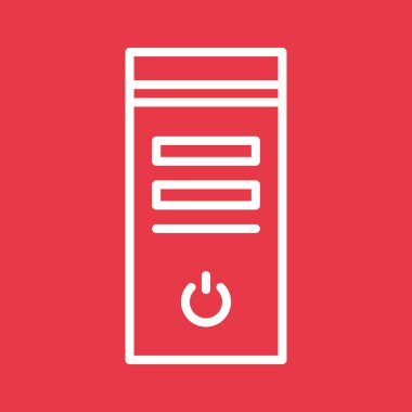 Bilgisayar, pc, işlemci, donanım simgesi vektör görüntüsü. İnternet güvenliği için de kullanılabilir. Web uygulamalarında, mobil uygulamalarda ve yazdırma ortamlarında kullanılabilir.