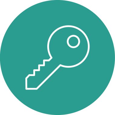 Anahtar, şifre, simge vektör görüntüsünü aç. İnternet güvenliği için de kullanılabilir. Web uygulamalarında, mobil uygulamalarda ve yazdırma ortamlarında kullanılabilir.