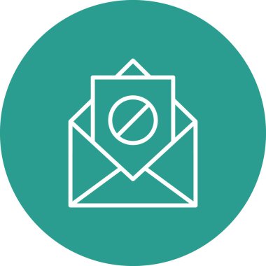 Konserve jambon, e-posta, posta simgesi vektör resmi. İnternet güvenliği için de kullanılabilir. Web uygulamalarında, mobil uygulamalarda ve yazdırma ortamlarında kullanılabilir.