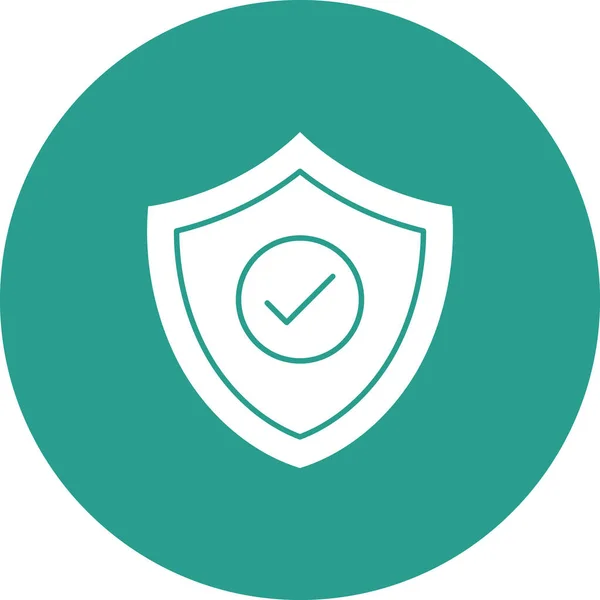 Antivirus Protección Imagen Vectorial Icono Seguridad También Puede Utilizar Para — Vector de stock