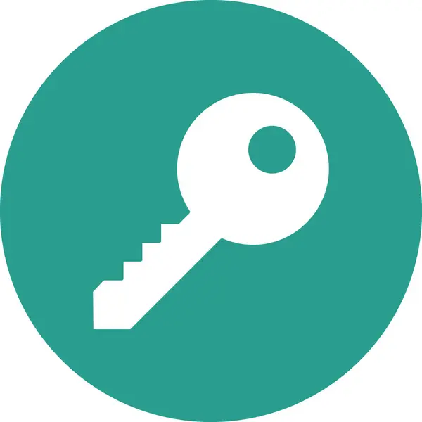 Schlüssel Passwort Icon Vektorbild Freischalten Kann Auch Für Die Internetsicherheit — Stockvektor