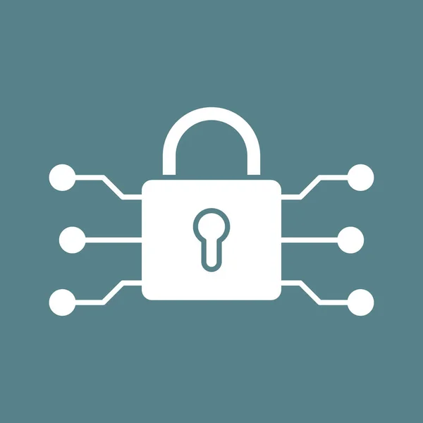Vpn Kryptering Säkerhetsikon Vektor Bild Kan Även Användas För Internetsäkerhet — Stock vektor