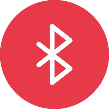 Bluetooth Simge vektör görüntüsü. Telefon ve tablet olarak kullanılabilir. Mobil uygulamalar, web uygulamaları ve yazdırma ortamları için elverişli.