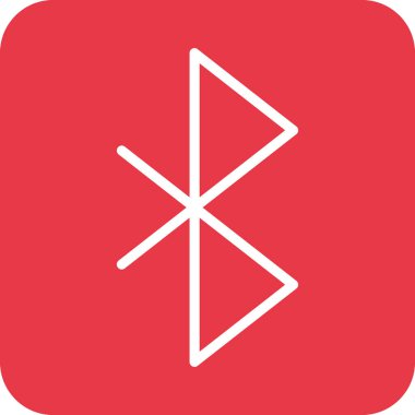 Bluetooth Simge vektör görüntüsü. Telefon ve tablet olarak kullanılabilir. Mobil uygulamalar, web uygulamaları ve yazdırma ortamları için elverişli.