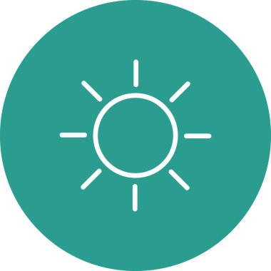 Parlaklık Simgesi vektör görüntüsü. Telefon ve tablet olarak kullanılabilir. Mobil uygulamalar, web uygulamaları ve yazdırma ortamları için elverişli.